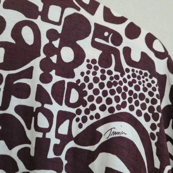 Trina Turk Womens Palm Desert Buckle Jersey Cut Out Dress Cover Up Tunic Medium - Picture 8 of 10